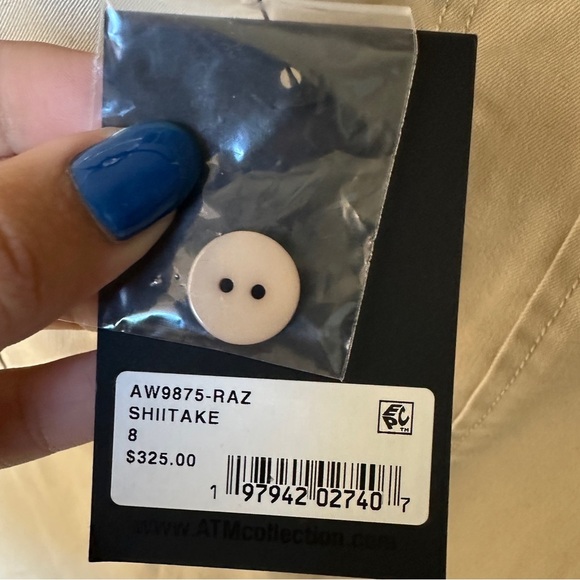 ATM | Washed Cotton Twill Pencil Skirt - Picture 5 of 5